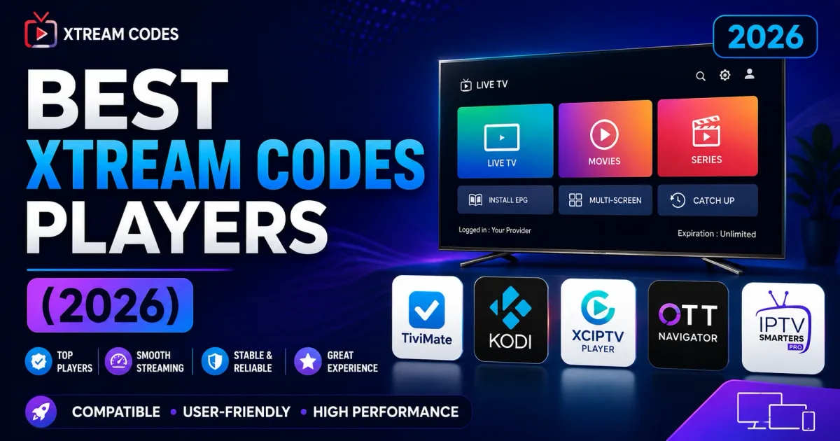 Best Xtream Codes Players Ranked (2026): TiviMate vs Smarters vs OTT Navigator