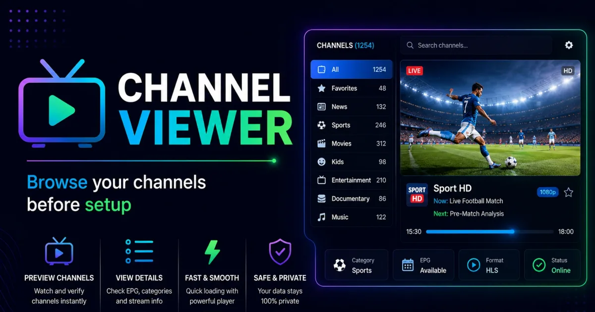 IPTV Channel Viewer: Preview Streams Before You Commit