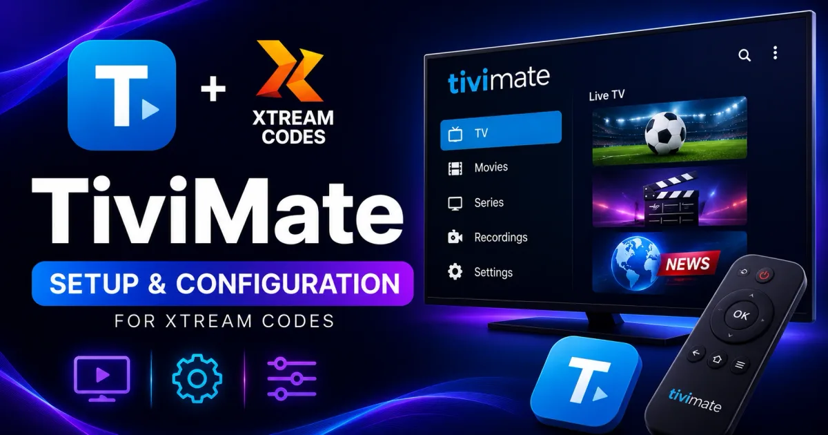 TiviMate Xtream Codes Setup: Add Your Portal on Android TV